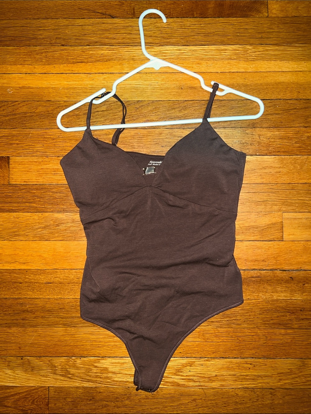 Abercrombie Brown Stretch camisole Bodysuit NWOT
